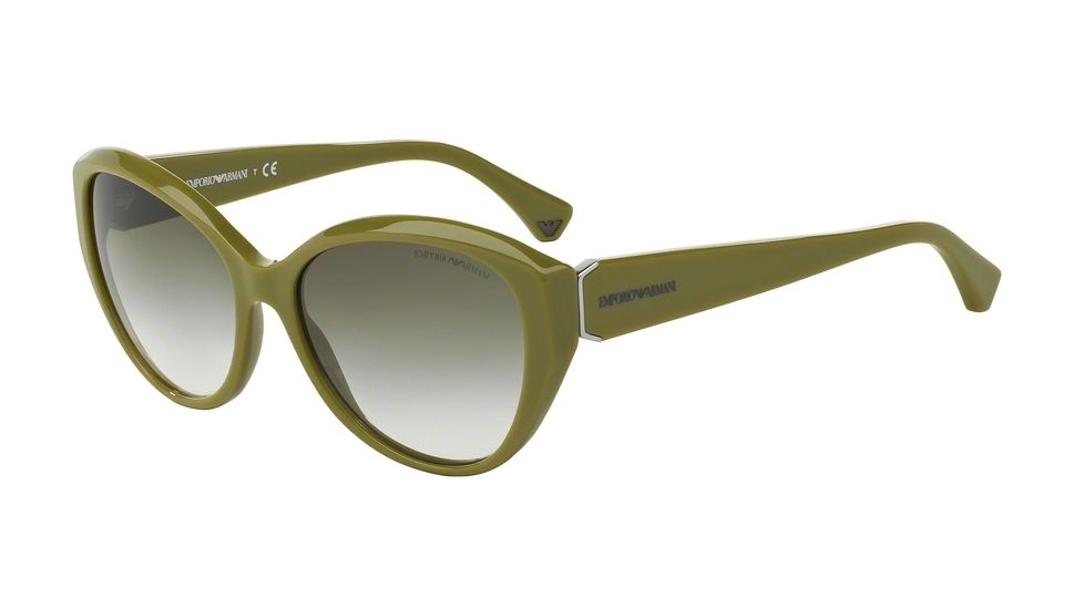 Armani EA4037 Progressive Prescription Sunglasses EA4037-52568E-57 - Lens Diameter 57 mm, Frame Color Olive