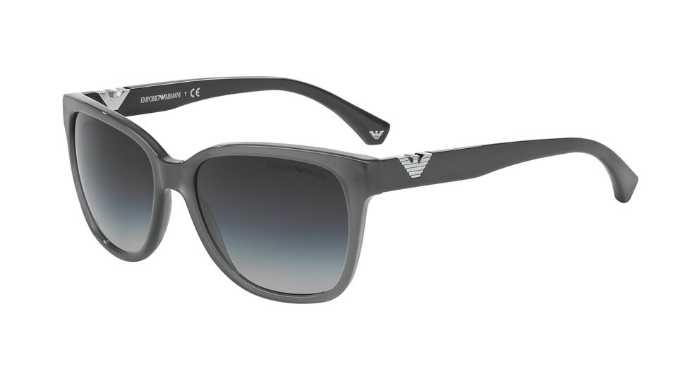 Armani EA4038 Bifocal Prescription Sunglasses EA4038-52748G-57 - Lens Diameter 57 mm, Frame Color Opal Dark Grey