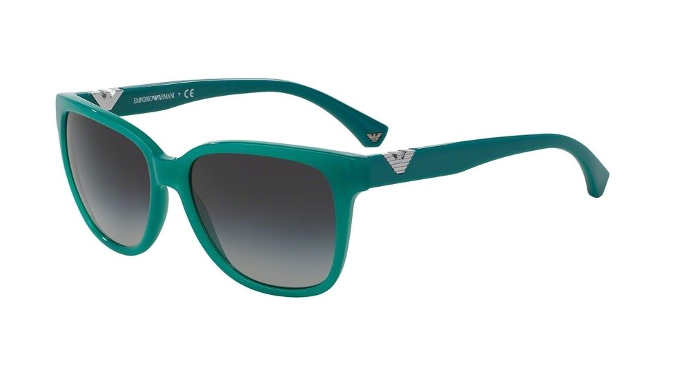 Armani EA4038 Bifocal Prescription Sunglasses EA4038-52758G-57 - Lens Diameter 57 mm, Frame Color Opal Aqua Green