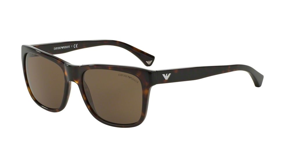 Armani EA4041 Progressive Prescription Sunglasses EA4041-502673-56 - Lens Diameter 56 mm, Frame Color Havana