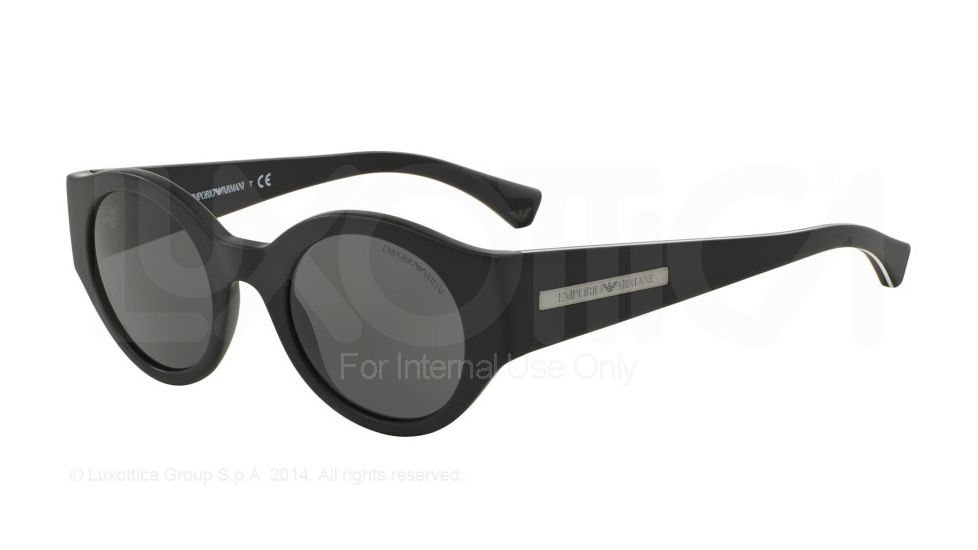 Armani EA4044 Bifocal Prescription Sunglasses EA4044-536487-47 - Lens Diameter 47 mm, Frame Color Matte Black