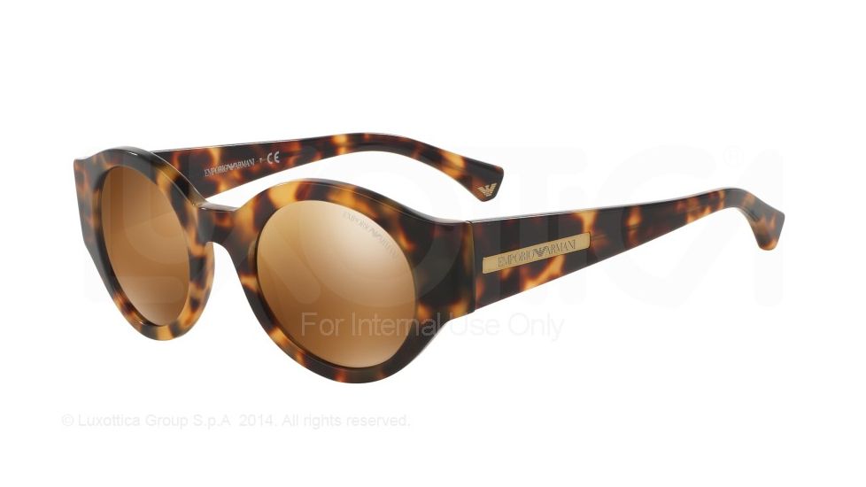 Armani EA4044 Bifocal Prescription Sunglasses EA4044-54326H-47 - Lens Diameter 47 mm, Frame Color Havana Brown