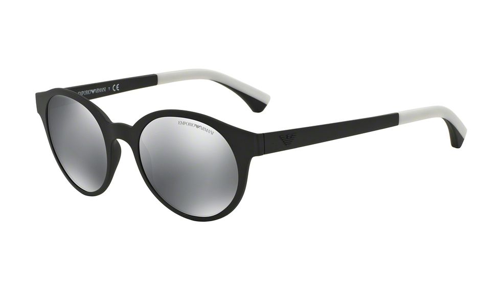 Armani EA4045 Bifocal Prescription Sunglasses EA4045-53236G-51 - Lens Diameter 51 mm, Frame Color Matte Black