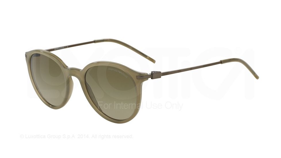 Armani EA4050 Progressive Prescription Sunglasses EA4050-538413-50 - Lens Diameter 50 mm, Frame Color Opal Turtledove
