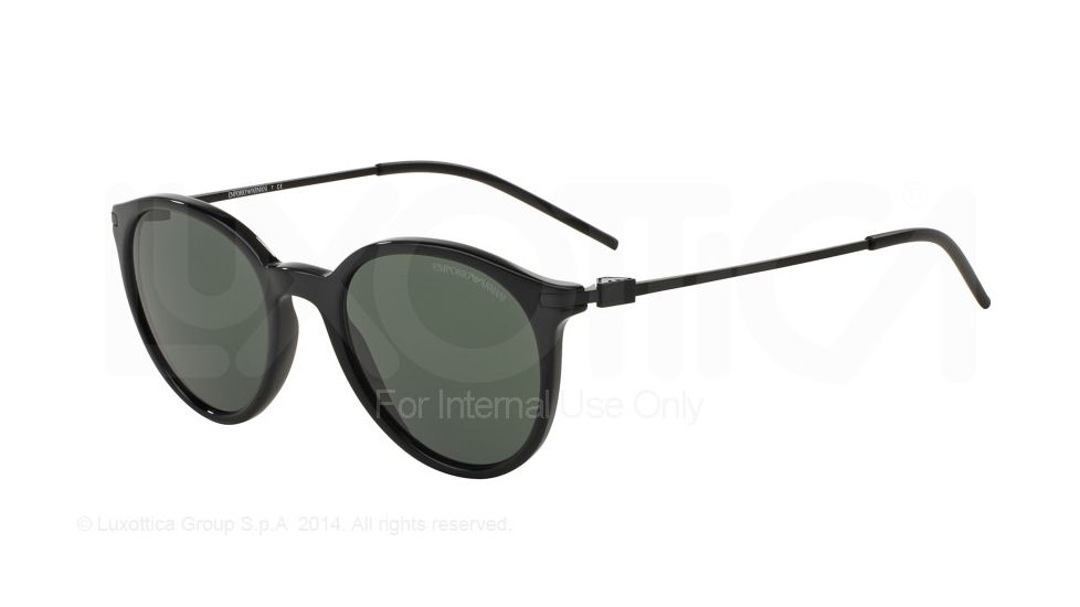 Armani EA4050F Progressive Prescription Sunglasses EA4050F-501771-50 - Lens Diameter 50 mm, Frame Color Black