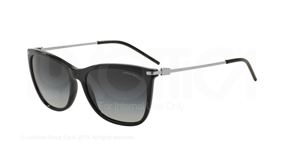 Armani EA4051 Progressive Prescription Sunglasses EA4051-50178G-56 - Lens Diameter 56 mm, Frame Color Black