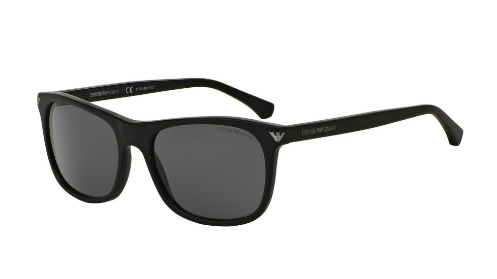 Armani EA4056 Progressive Prescription Sunglasses EA4056-504281-57 - Lens Diameter 57 mm, Frame Color Matte Black