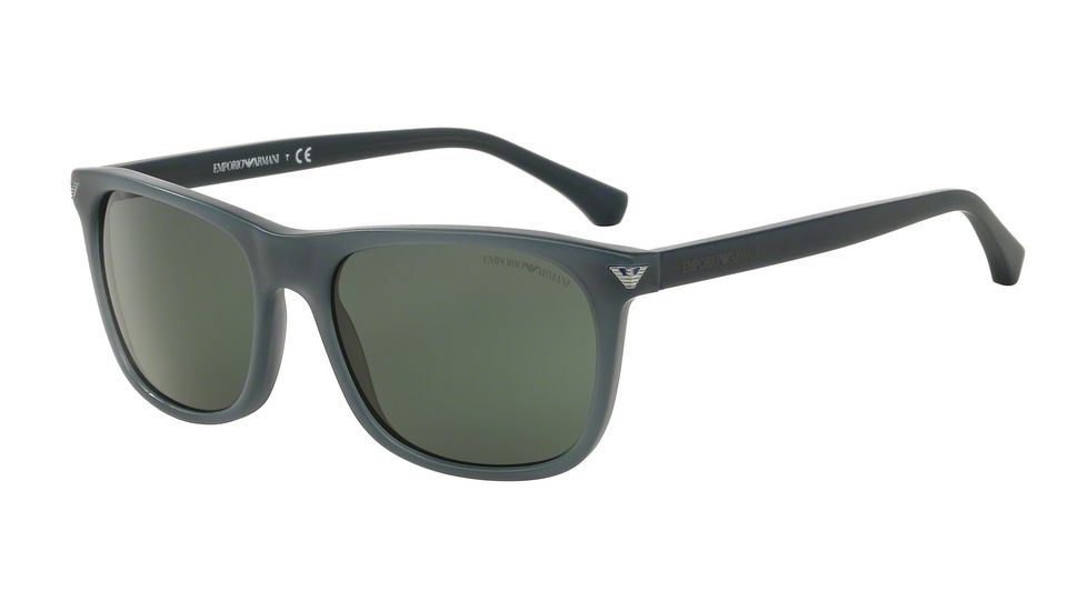 Armani EA4056 Progressive Prescription Sunglasses EA4056-545471-57 - Lens Diameter 57 mm, Frame Color Matte Opal Grey