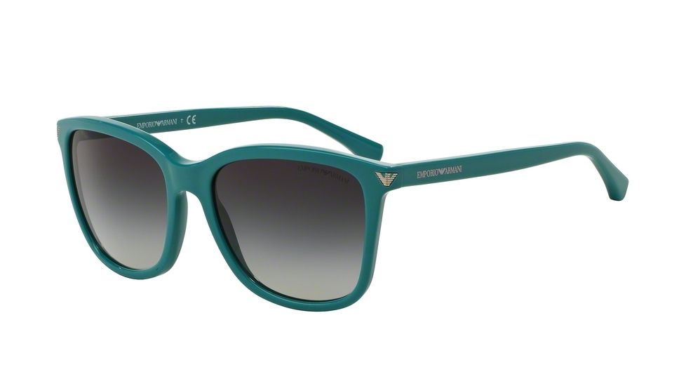 Armani EA4060 Progressive Prescription Sunglasses EA4060-54578G-56 - Lens Diameter 56 mm, Frame Color Aquamarine