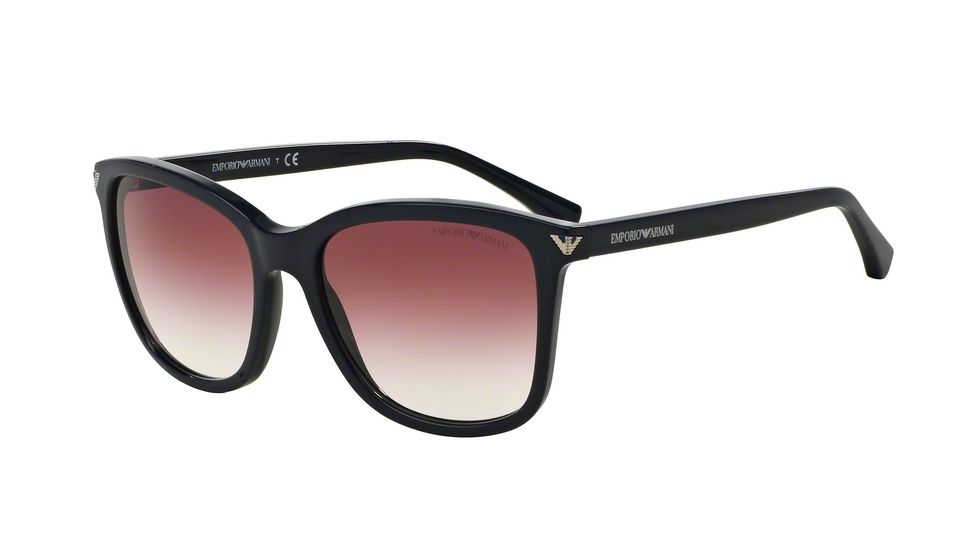 Armani EA4060F Single Vision Prescription Sunglasses EA4060F-54558H-56 - Lens Diameter 56 mm, Frame Color Bluette