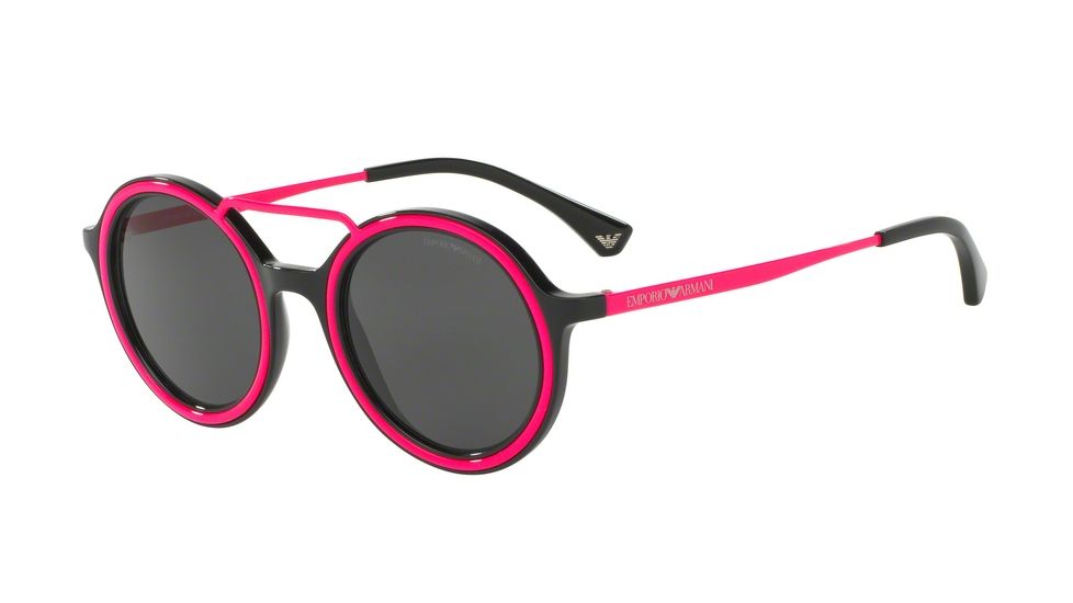 Armani EA4062 Single Vision Prescription Sunglasses EA4062-501787-49 - Lens Diameter 49 mm, Frame Color Black