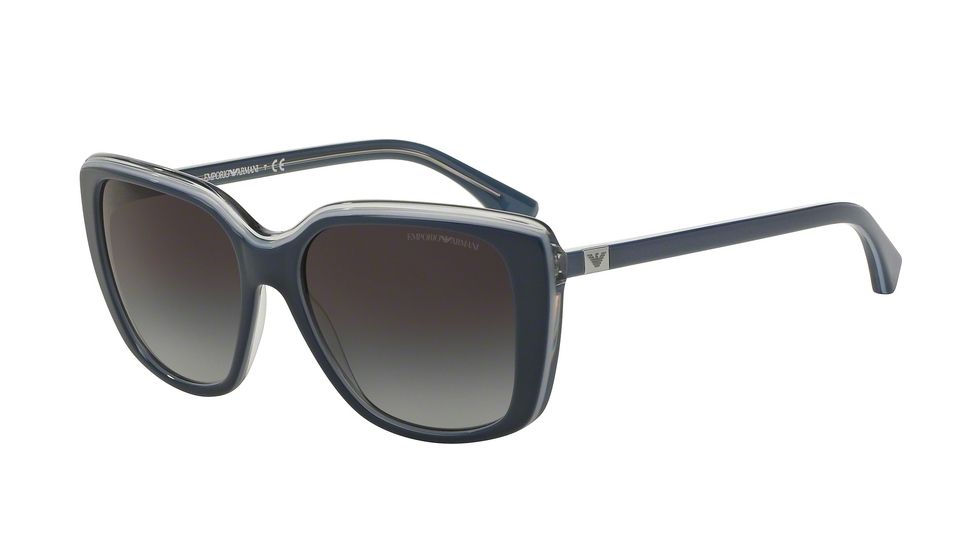 Armani EA4069 Single Vision Prescription Sunglasses EA4069-55178G-56 - Lens Diameter 56 mm, Frame Color Top Wisteria/op Mauve/mauve Tr