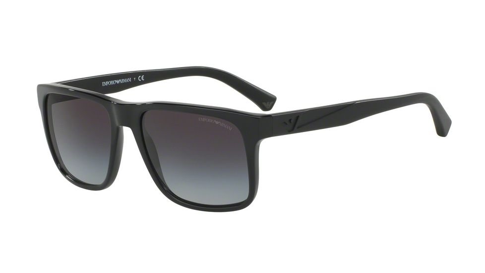 Armani EA4071F Bifocal Prescription Sunglasses EA4071F-50178G-56 - Lens Diameter 56 mm, Frame Color Black
