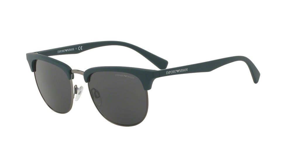 Armani EA4072 Progressive Prescription Sunglasses EA4072-550087-52 - Lens Diameter 52 mm, Frame Color Matte Green