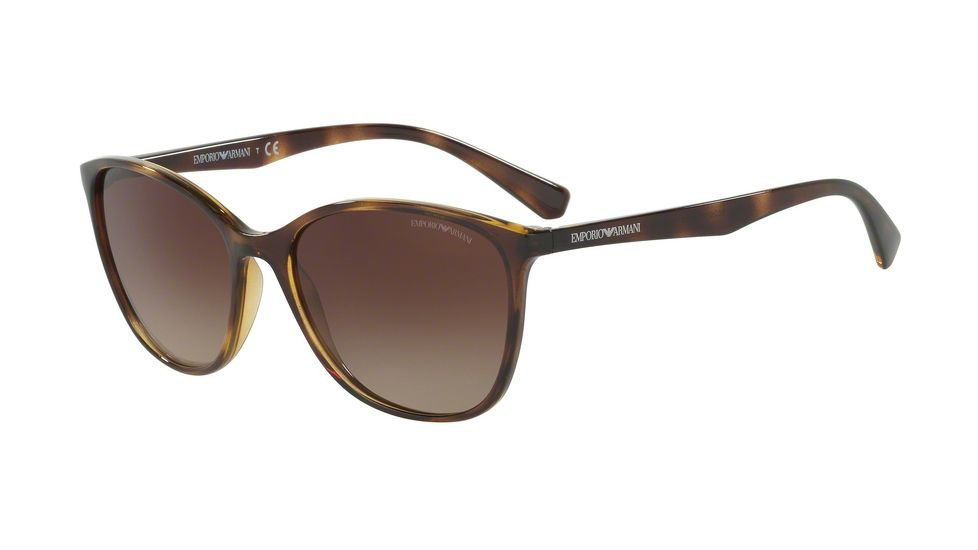 Armani EA4073 Progressive Prescription Sunglasses EA4073-502613-56 - Lens Diameter 56 mm, Frame Color Havana