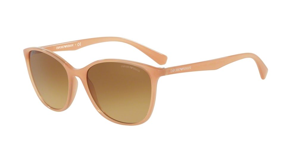 Armani EA4073 Progressive Prescription Sunglasses EA4073-55062L-56 - Lens Diameter 56 mm, Frame Color Opal Honey