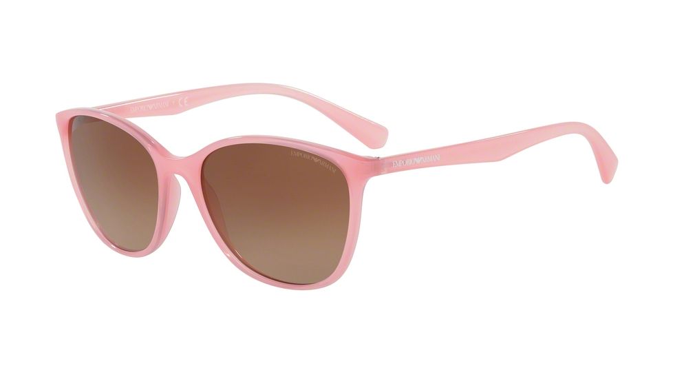 Armani EA4073 Progressive Prescription Sunglasses EA4073-550713-56 - Lens Diameter 56 mm, Frame Color Opal Coral