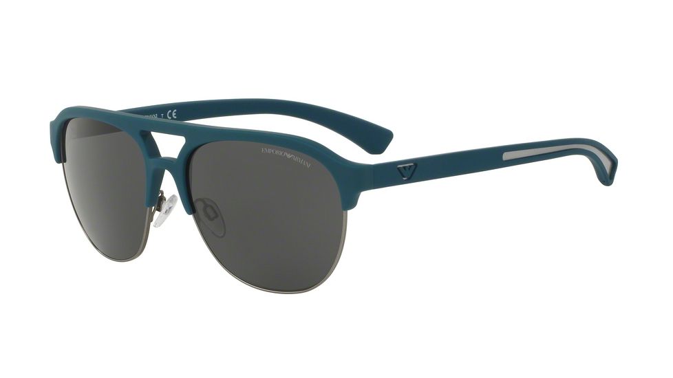 Armani EA4077 Bifocal Prescription Sunglasses EA4077-553887-58 - Lens Diameter 58 mm, Frame Color Petroleum Rubber