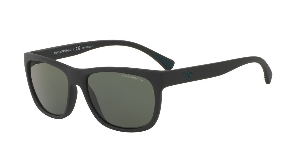 Armani EA4081F Bifocal Prescription Sunglasses EA4081F-50429A-59 - Lens Diameter 59 mm, Frame Color Matte Black