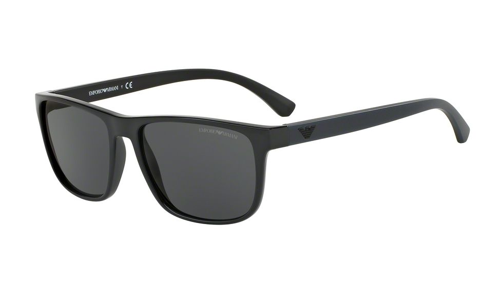 Armani EA4087F Bifocal Prescription Sunglasses, 59mm, Black, EA4087F-501787-59-BI