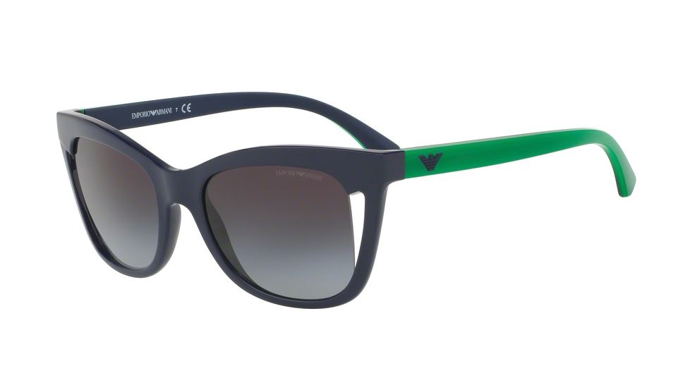 Armani EA4088 Bifocal Prescription Sunglasses EA4088-51458G-52 - Lens Diameter 52 mm, Frame Color Blue