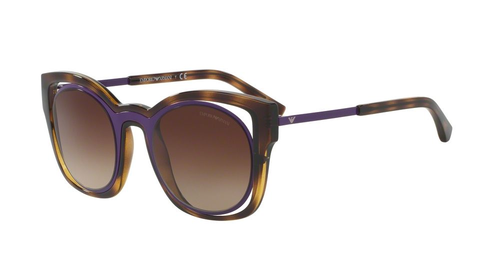 Armani EA4091 Bifocal Prescription Sunglasses EA4091-502613-50 - Lens Diameter 50 mm, Frame Color Dark Havana