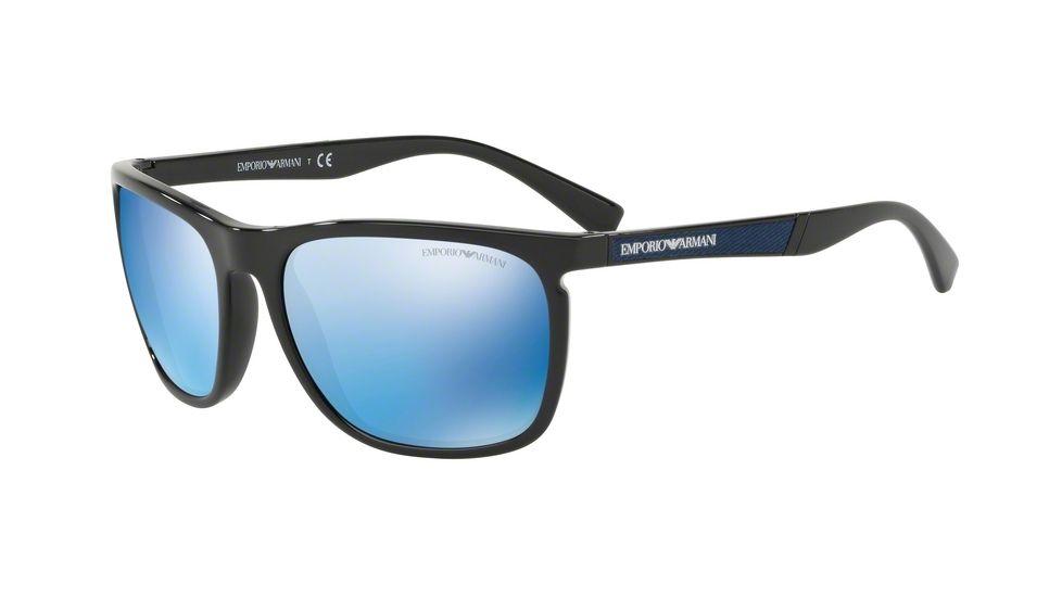 Armani EA4107 Bifocal Prescription Sunglasses, 59mm, Black, EA4107-501755-59-BI