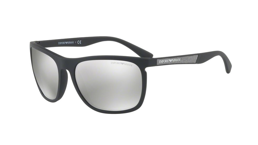 Armani EA4107 Bifocal Prescription Sunglasses EA4107-50426G-59 - Lens Diameter 59 mm, Frame Color Matte Black