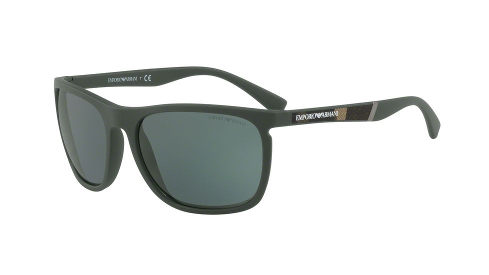 Armani EA4107 Bifocal Prescription Sunglasses EA4107-557471-59 - Lens Diameter 59 mm, Frame Color Matte Military Green