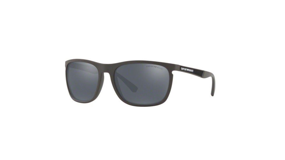 Armani EA4107 Bifocal Prescription Sunglasses, 59mm, Matte Mud, EA4107-56406Q-59-BI