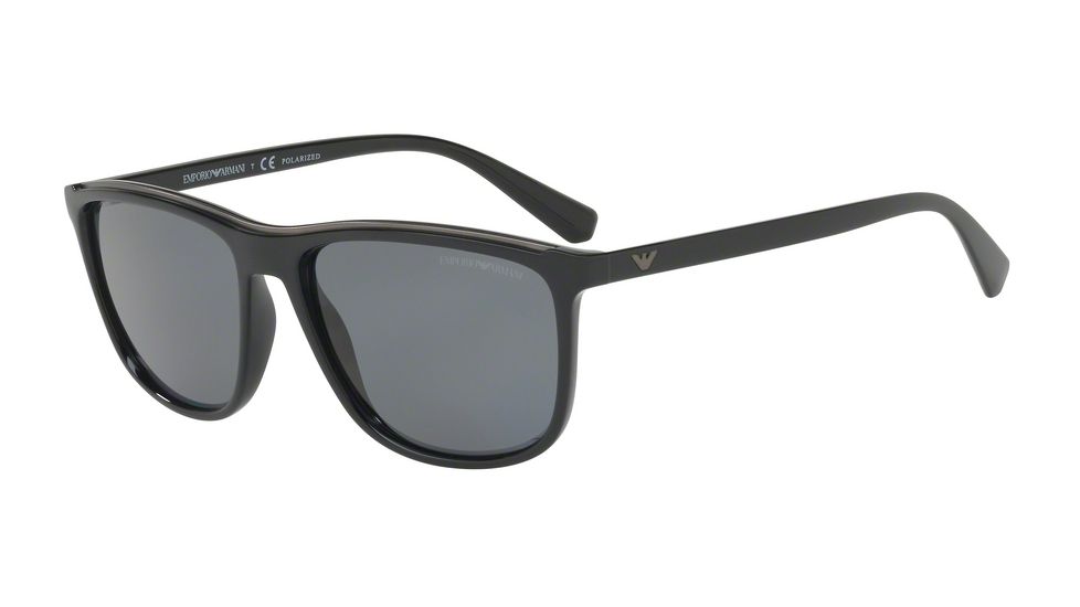 Armani EA4109 Single Vision Prescription Sunglasses EA4109-501781-57 - Lens Diameter 57 mm, Frame Color Black
