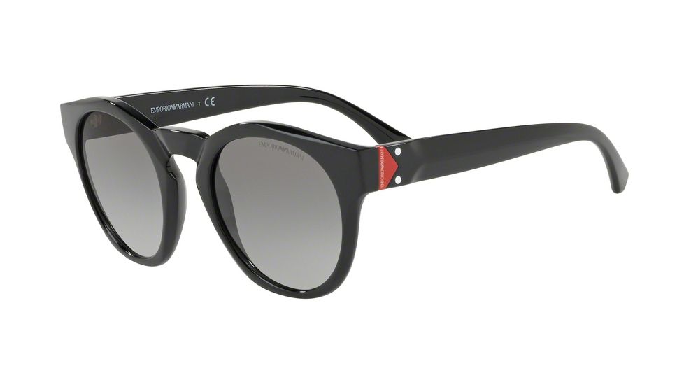 Armani EA4113 Progressive Prescription Sunglasses EA4113-501711-51 - Lens Diameter 51 mm, Frame Color Black