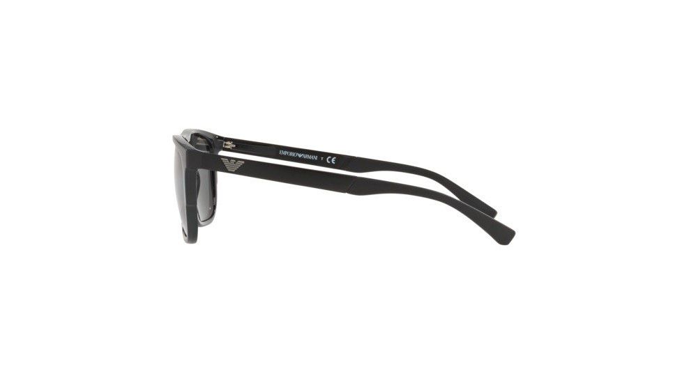 Armani EA4114F Progressive Prescription Sunglasses, 56mm, Black, EA4114F-501787-56-PRO