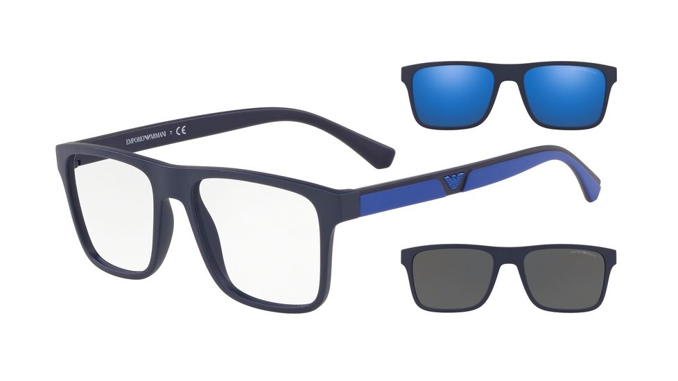 Armani EA4115 Bifocal Prescription Sunglasses, 54mm, EA4115-57591W-54-BI