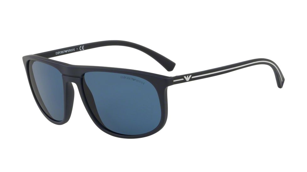Armani EA4118F Prescription Sunglasses EA4118F-569280-59 - Lens Diameter 59 mm, Frame Color Blue Rubber