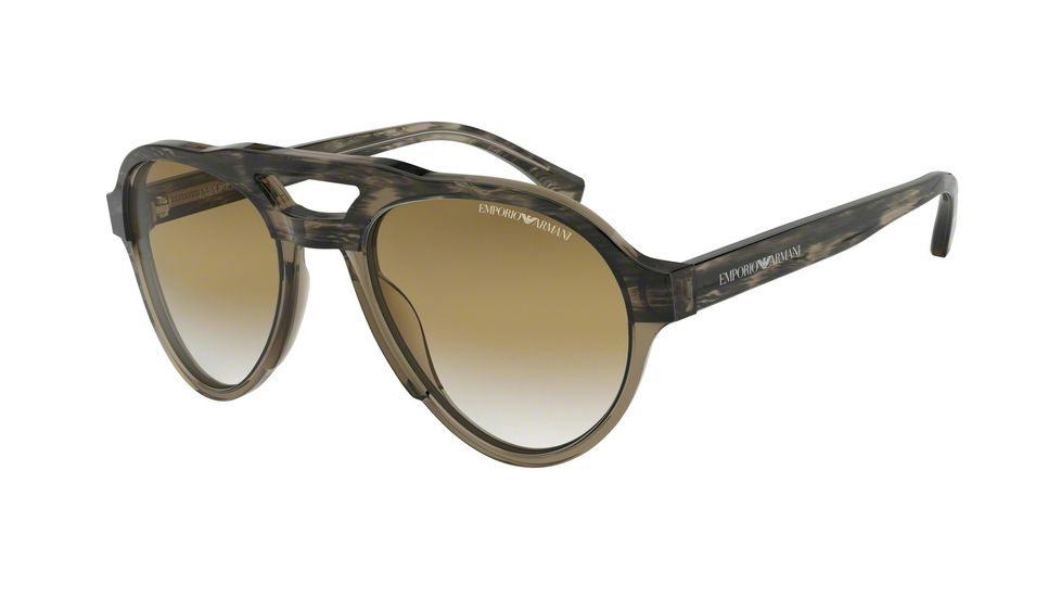 Armani EA4128 Progressive Prescription Sunglasses, 54mm, EA4128-574713-54-PRO