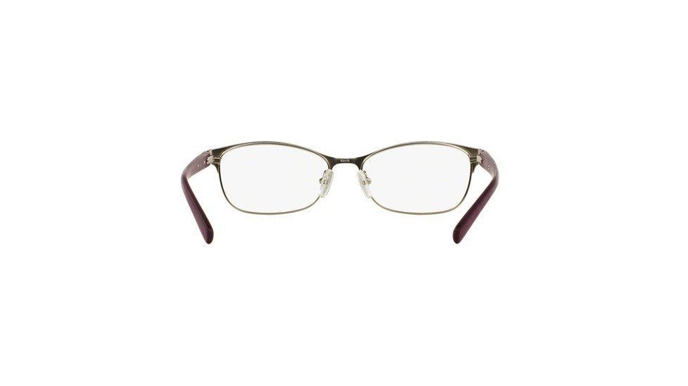 Armani Exchange AX1010 Progressive Prescription Eyeglasses, 50mm, Satin Berry Jam/satin Silver, AX1010-6050-50-PRO