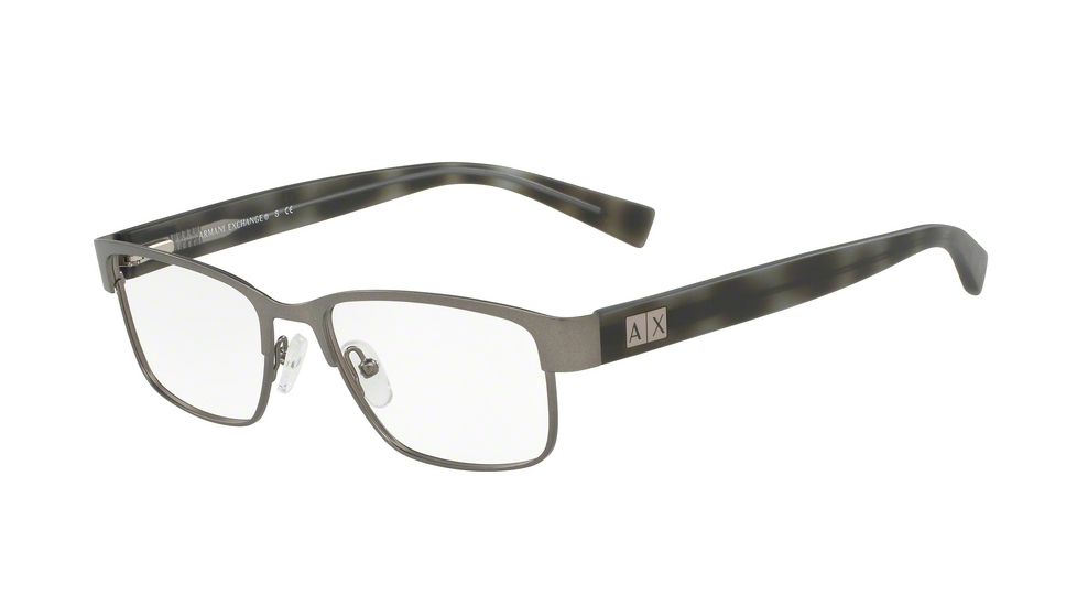 Armani Exchange AX1020 Bifocal Prescription Eyeglasses 6093-54 - Matte Gunmetal Frame