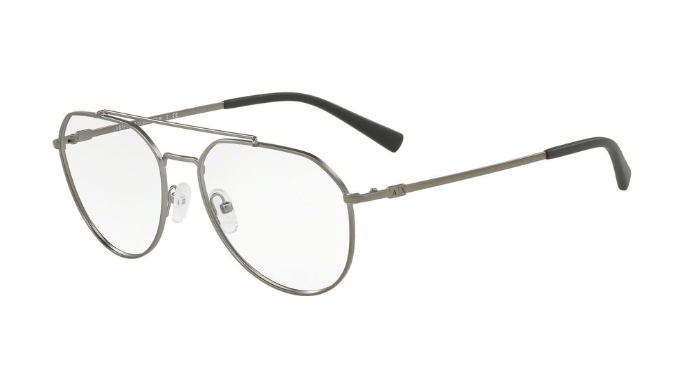 Armani Exchange AX1029 Bifocal Prescription Eyeglasses, 57mm, Matte Gunmetal, AX1029-6088-57-BI