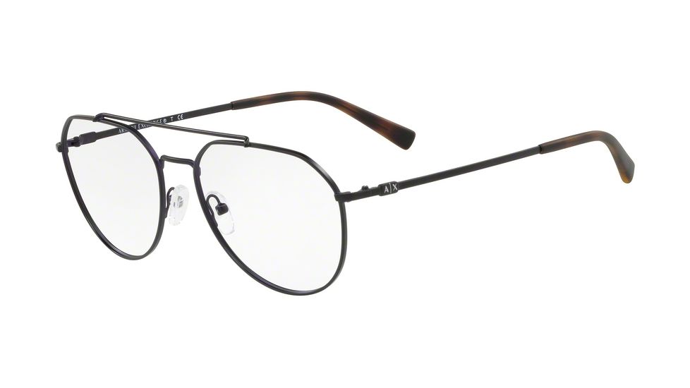 Armani Exchange AX1029 Bifocal Prescription Eyeglasses, 57mm, Matte Dark Blue, AX1029-6105-57-BI