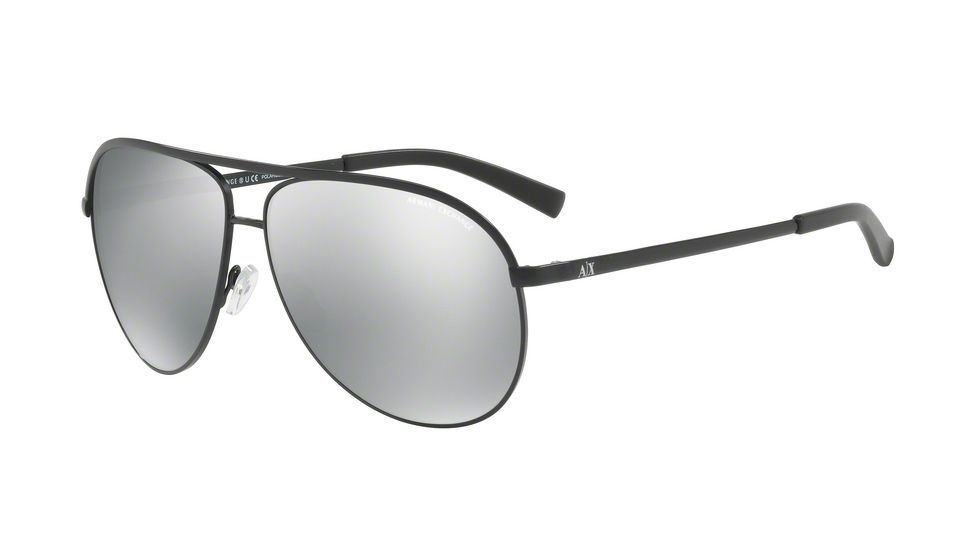 Armani Exchange AX2002 Bifocal Prescription Sunglasses AX2002-6063Z3-61 - Lens Diameter 61 mm, Frame Color Matte Black