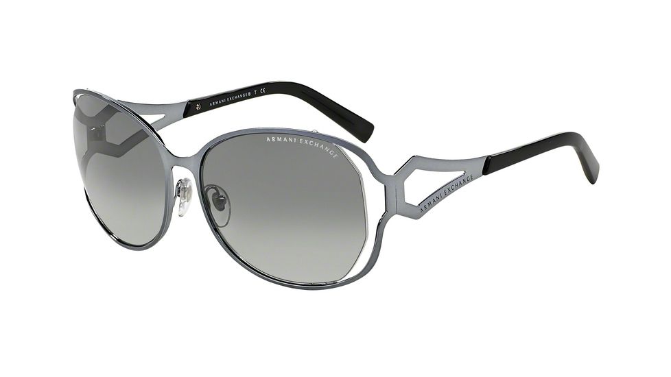 Armani Exchange AX2009S Progressive Prescription Sunglasses AX2009S-603411-59 - Lens Diameter 59 mm, Frame Color Ice Blue