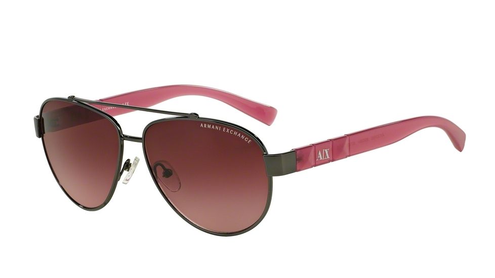 Armani Exchange AX2010S Bifocal Prescription Sunglasses AX2010S-60038H-57 - Lens Diameter 57 mm, Frame Color Gunmetal