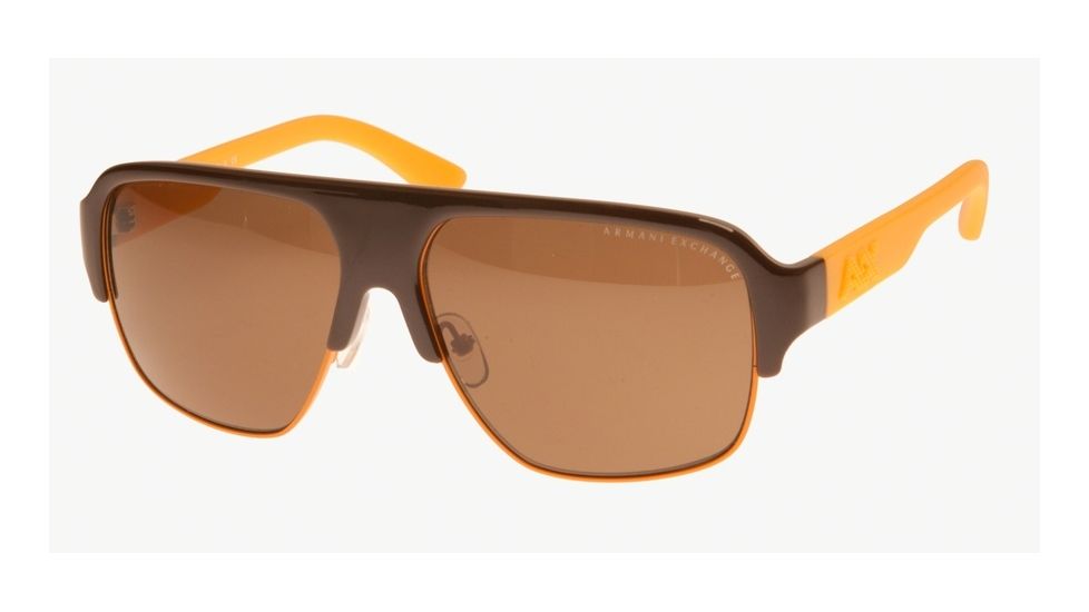 Armani Exchange AX2011S Bifocal Prescription Sunglasses AX2011S-809973-58 - Lens Diameter 58 mm, Frame Color Phantom/satin Blazing Orange