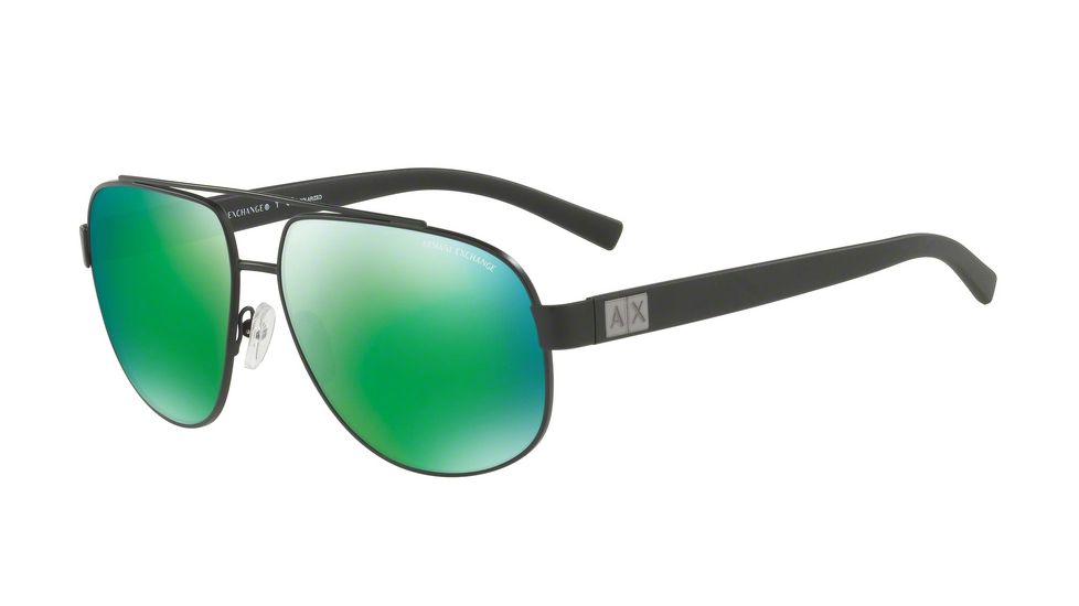 Armani Exchange AX2019S Bifocal Prescription Sunglasses AX2019S-60001I-60 - Lens Diameter 60 mm, Frame Color Matte Black