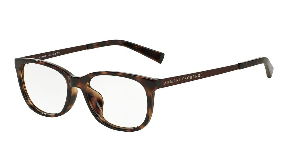 Armani Exchange AX3005F Bifocal Prescription Eyeglasses, 53mm, Tortoise, AX3005F-8037-53-BI