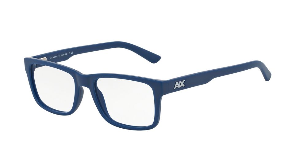 Armani Exchange AX3016F Single Vision Prescription Eyeglasses 8114-55 - Matte Maritime
