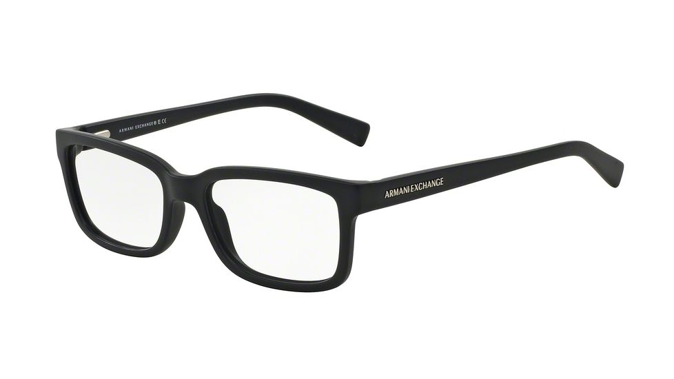 Armani Exchange AX3022 Progressive Prescription Eyeglasses 8157-54 - Matte Blue Frame
