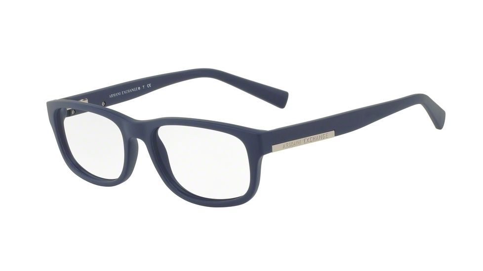 Armani Exchange AX3031 Bifocal Prescription Eyeglasses 8181-54 - Matte Blue Frame