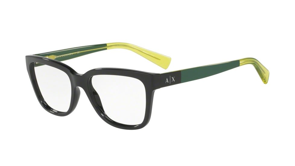 Armani Exchange AX3036F Bifocal Prescription Eyeglasses 8158-54 - Black Frame